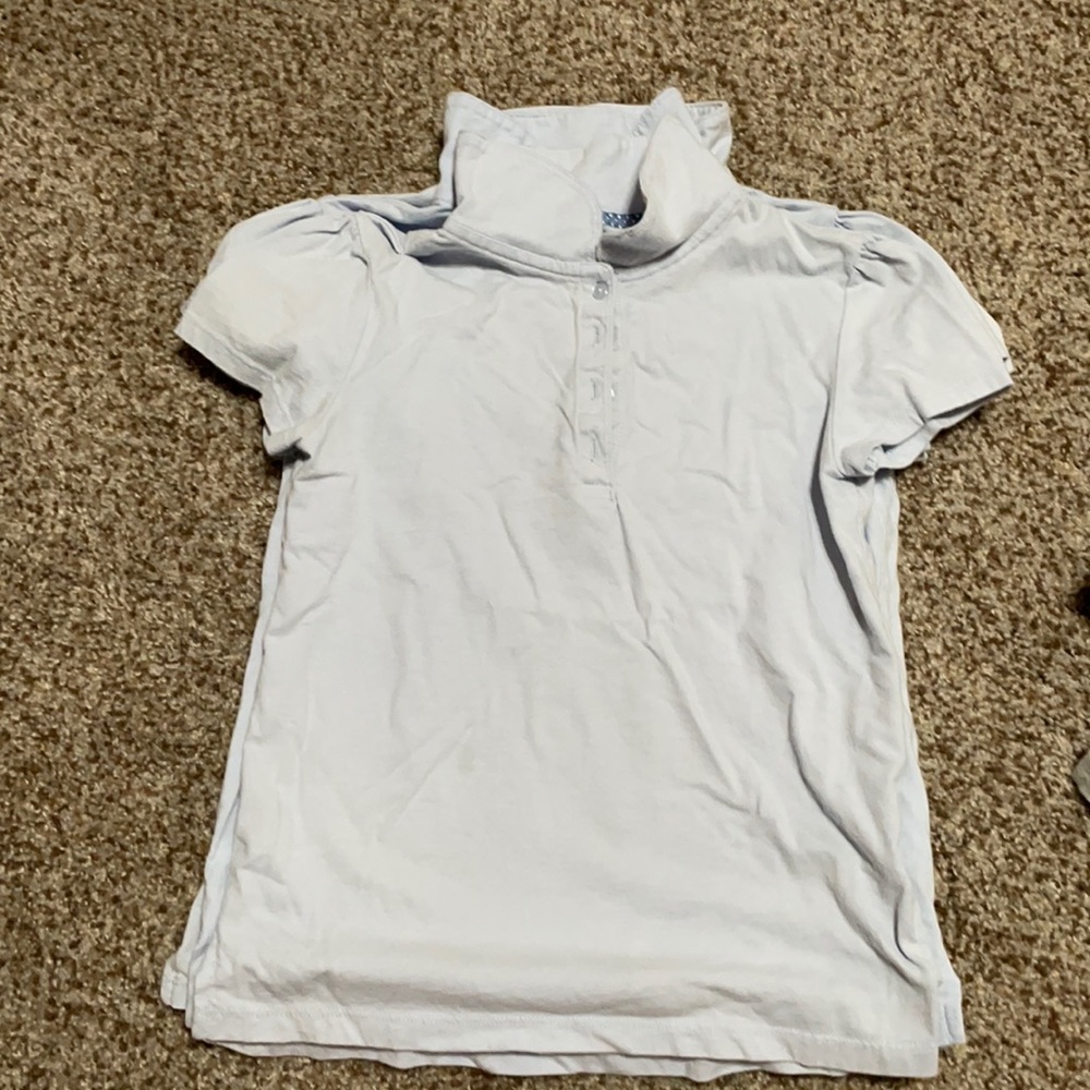 Gap medium polos girls light blue 3 polos